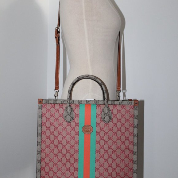 NWT Gucci X Dans LaVert Tote Interlocking GG Supreme Shoulder Bag Web 723885 - Picture 13 of 13